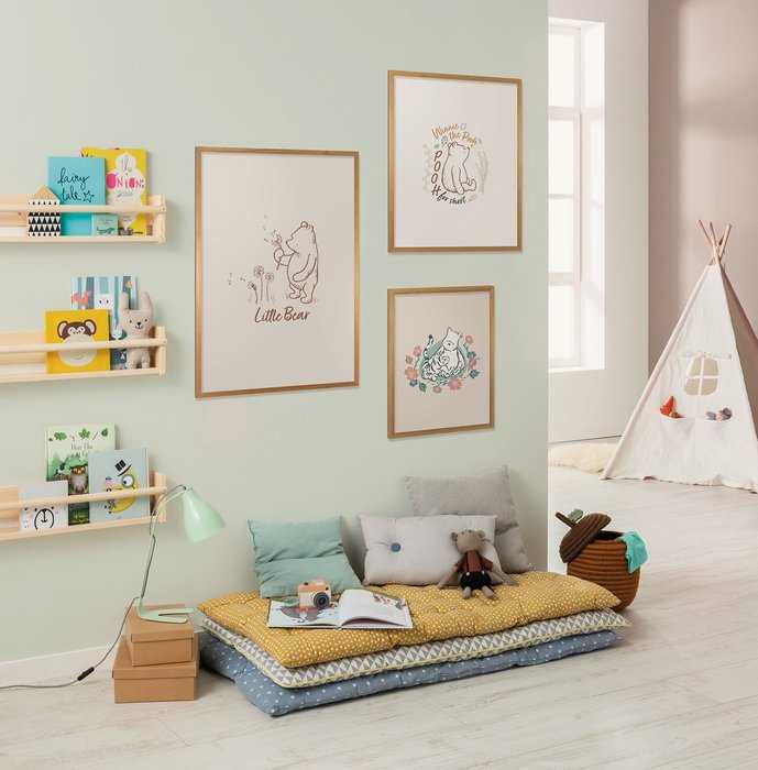Poster Disney Winnie the Pooh Flowers and Friends