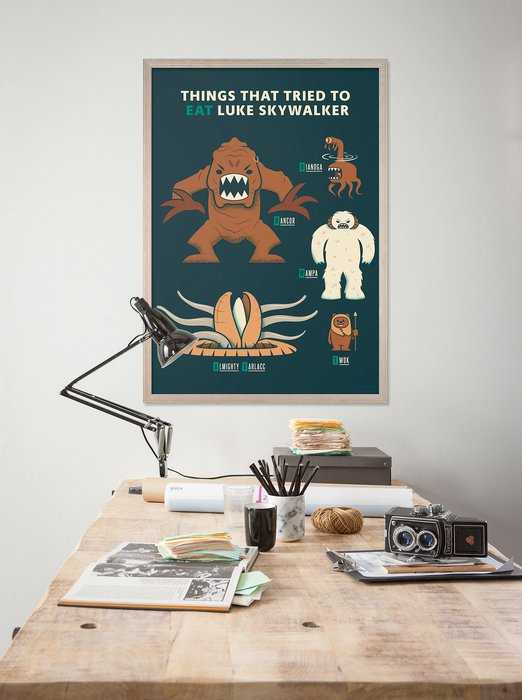 Poster Star Wars - Hungry Monsters