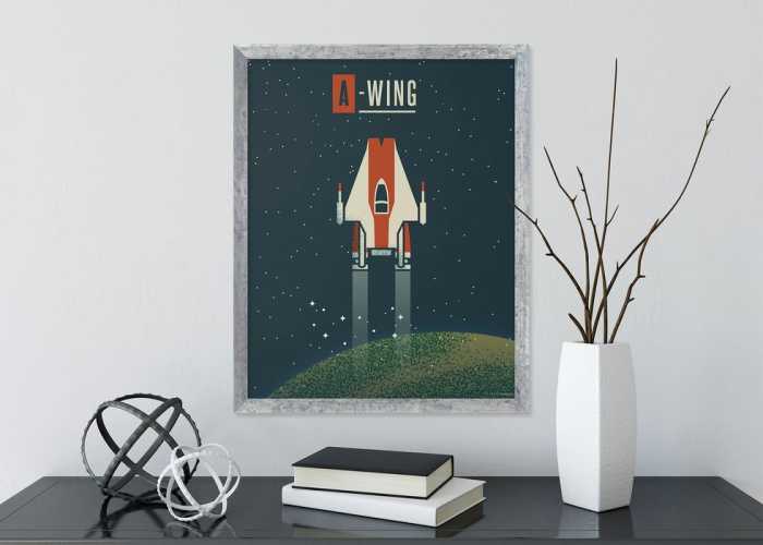Poster Star Wars - Geeky A-Wing