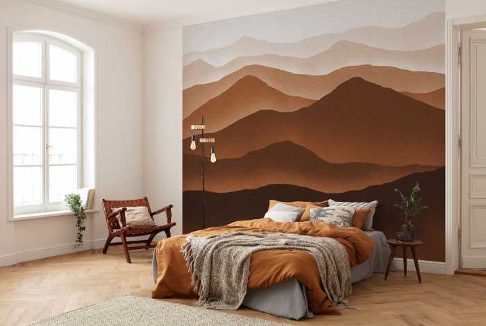 Digital wallpaper Macchiato Mountains