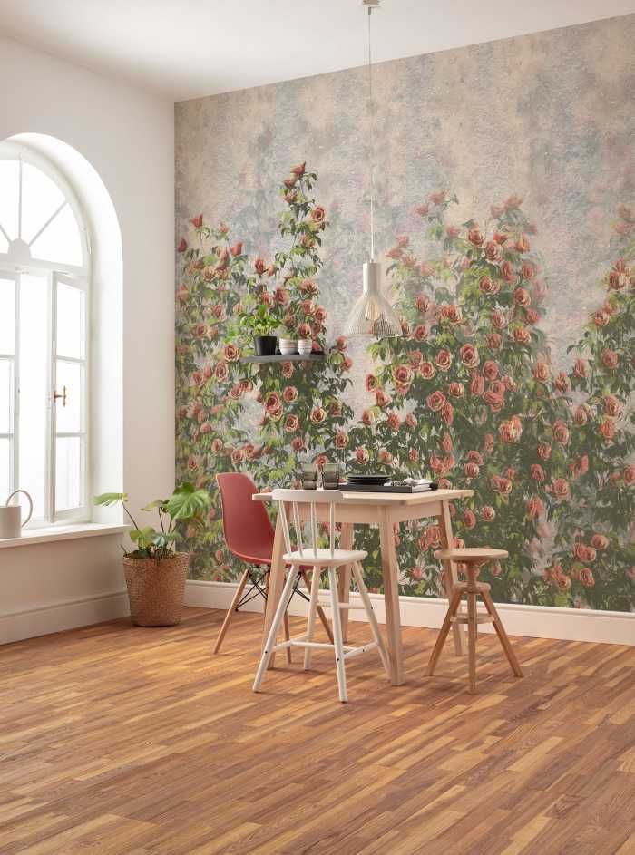 Digital wallpaper Wall Roses