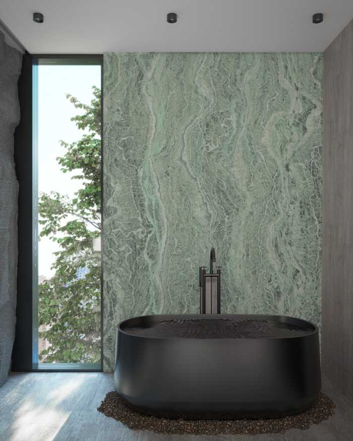 Digital wallpaper Marble Mint