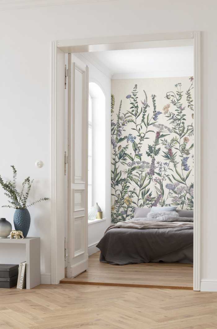 Digital wallpaper Flowering Herbs