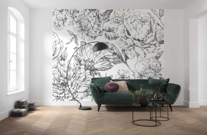 Digital wallpaper Flowerbed