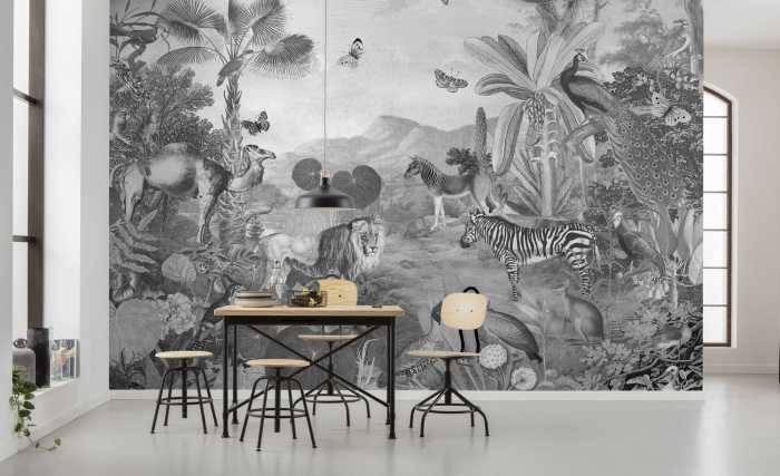 Digital wallpaper Flora and Fauna