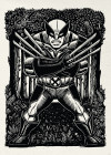 Marvel Wolverine Lino-Cut