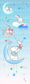 Winnie the Pooh Piglet and Stars