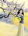 Disney Mulan Cherry Blossoms