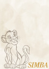 Disney The Lion King Simba Sketch