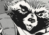 Marvel Classic Comic Panel Monochrome