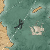 Old Travel Map