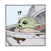 Star Wars The Mandalorian Grogu Shocked