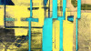 Cuboids Linedup yellow-ice