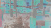 Squares Dropping green