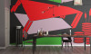 Perspective Table red-green-rose