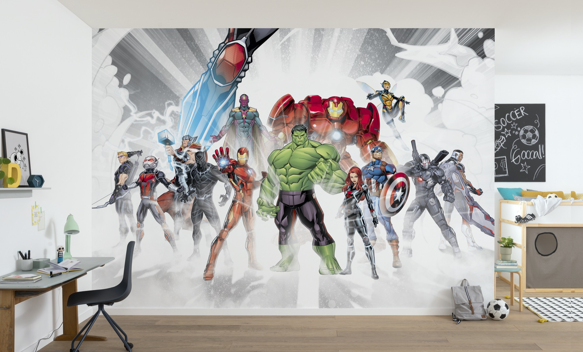 Fototapete AVENGERS GRAPHIC ART 368x254 Marvel Hulk Thor Ironman Captain America 