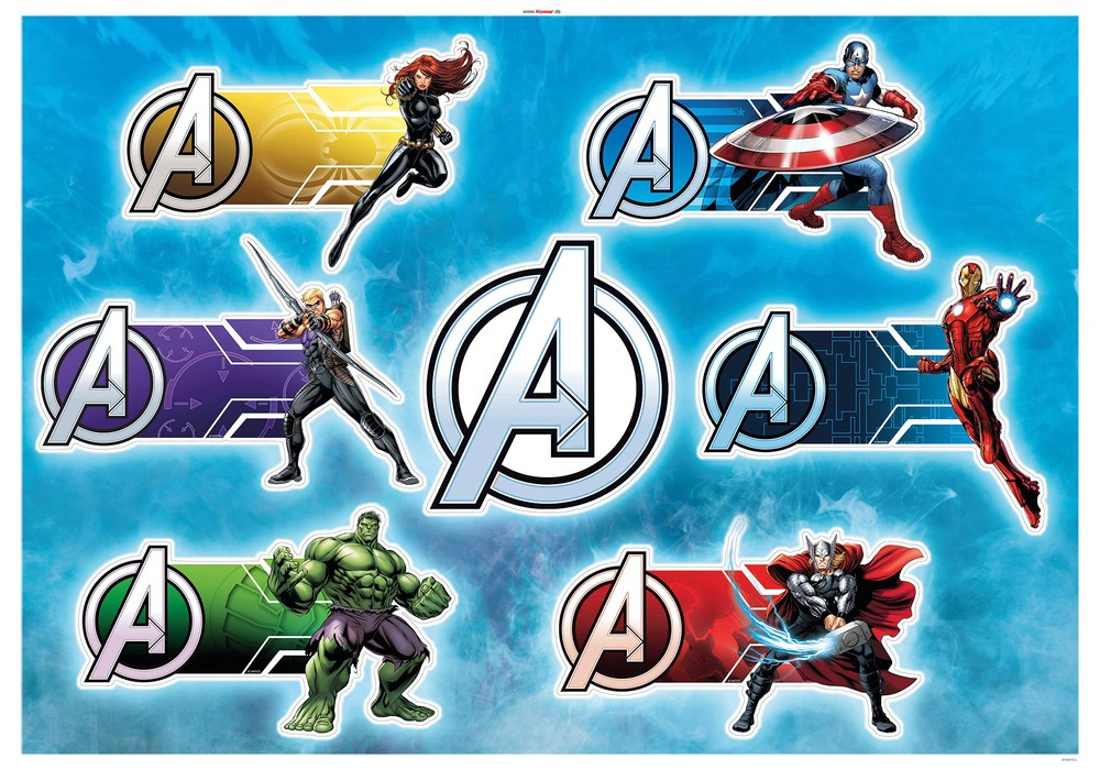 Avengers Plates