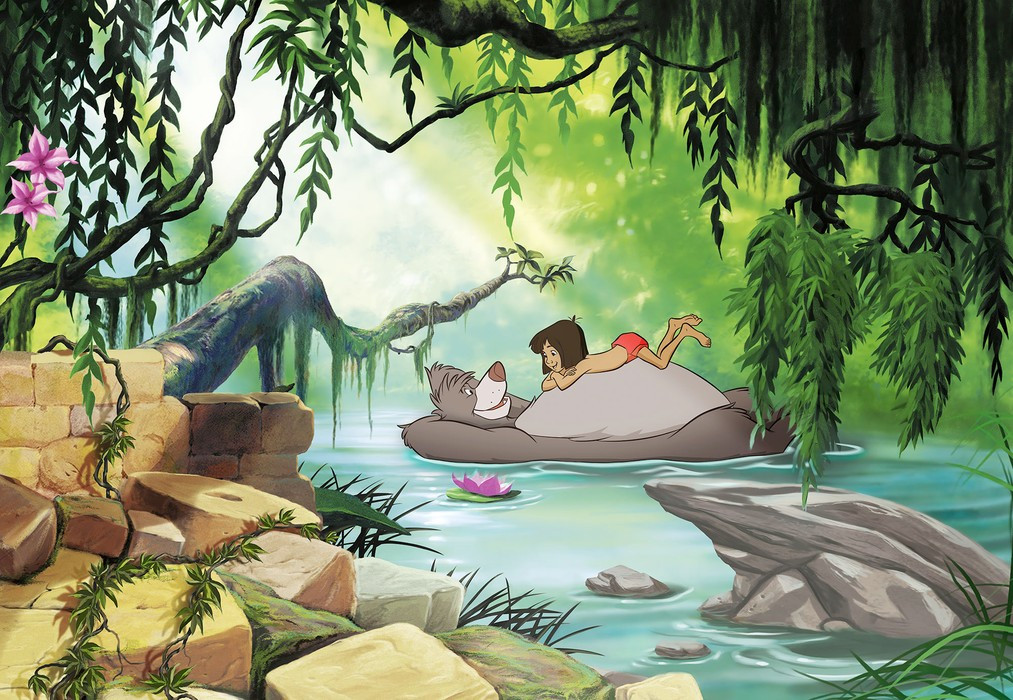 Jungle book swimming with Baloo
