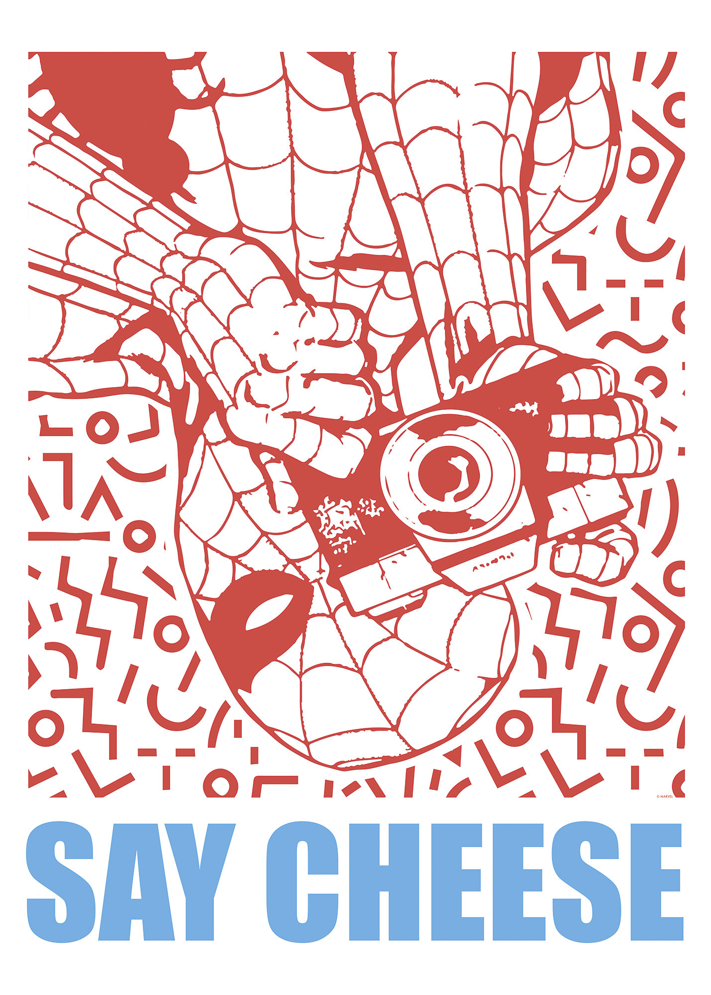 Marvel Spider-Man Say Cheese Red