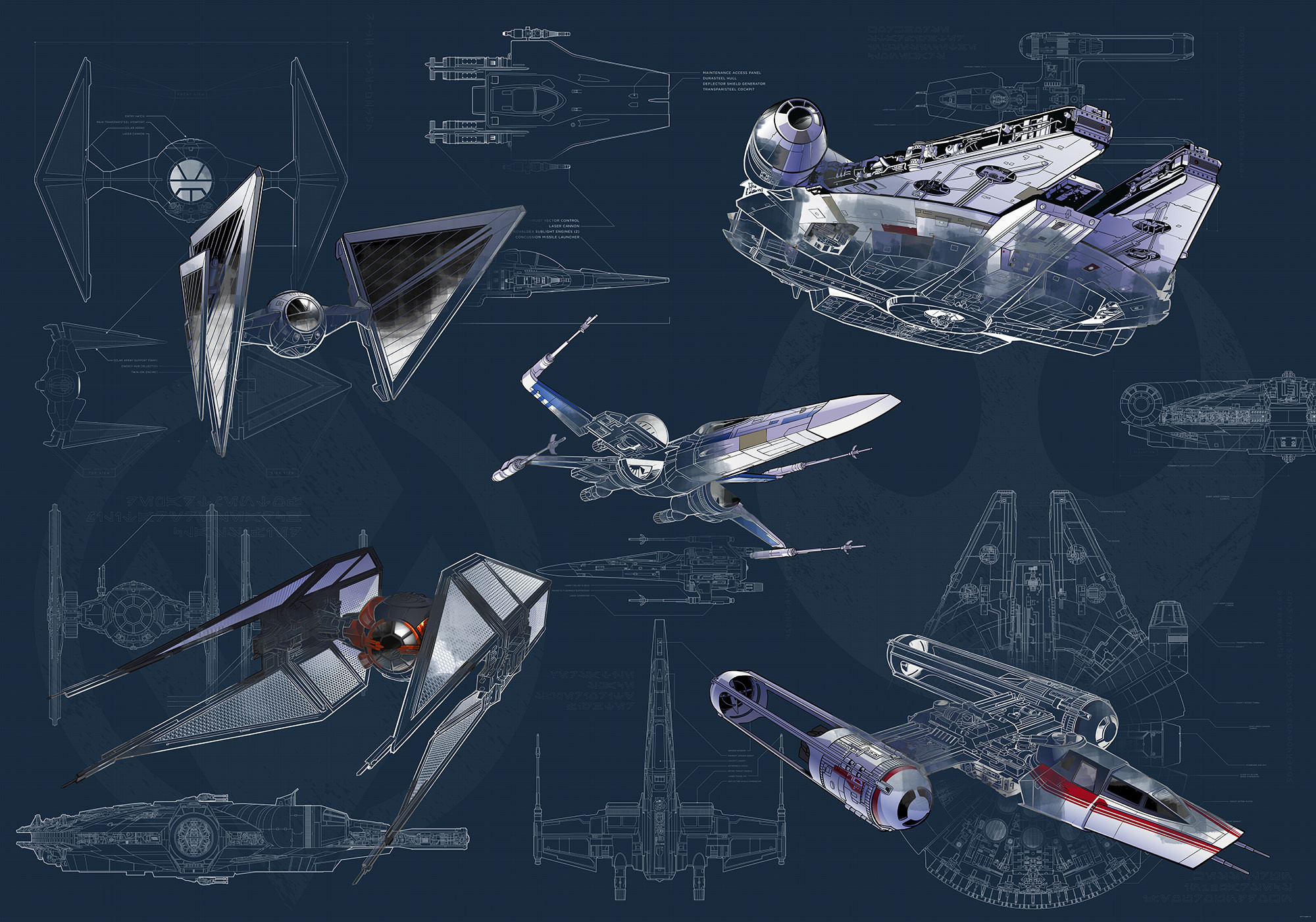 Star Wars Blueprint Dark