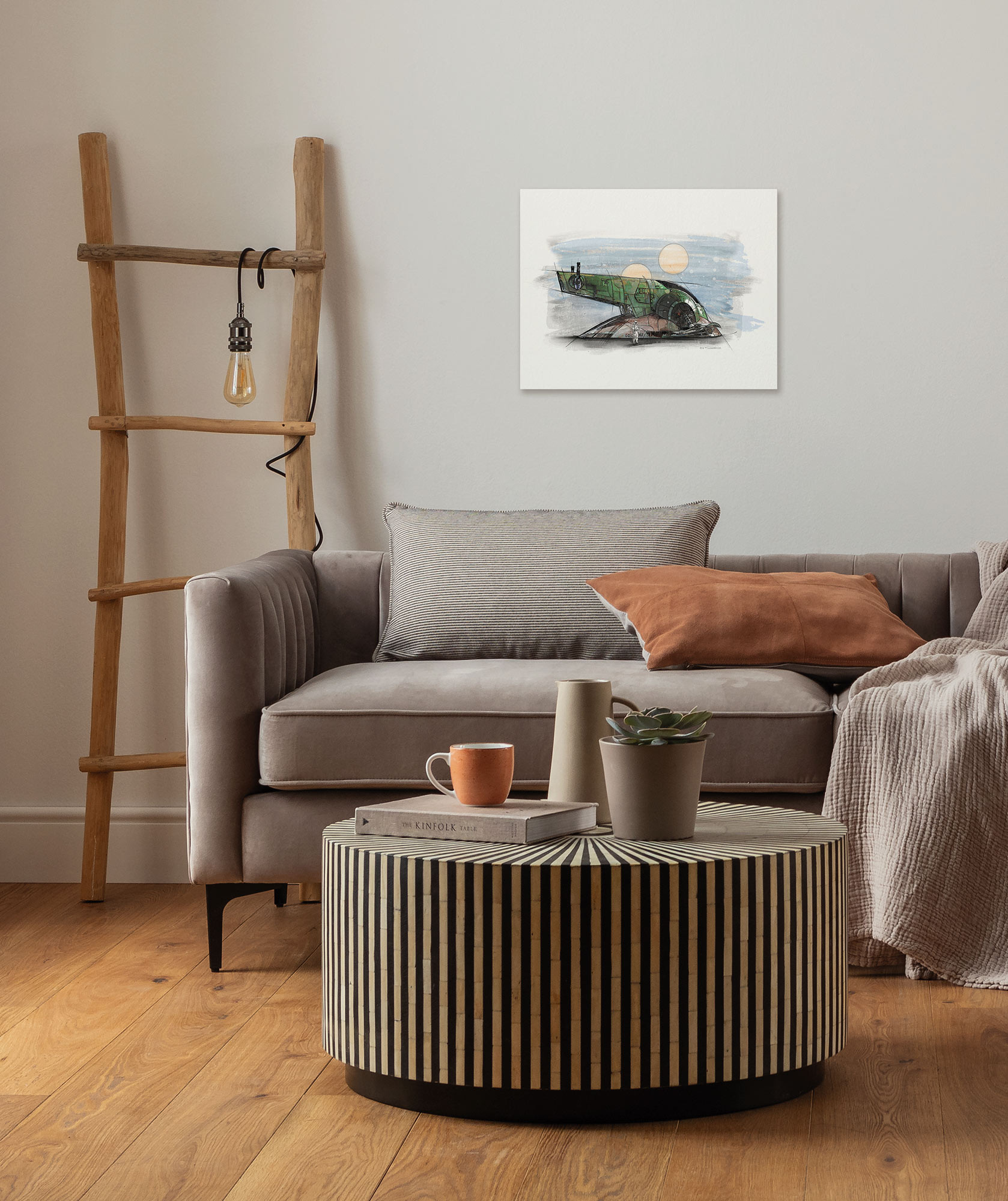 Star Wars Boba Fett Spaceship Sketch