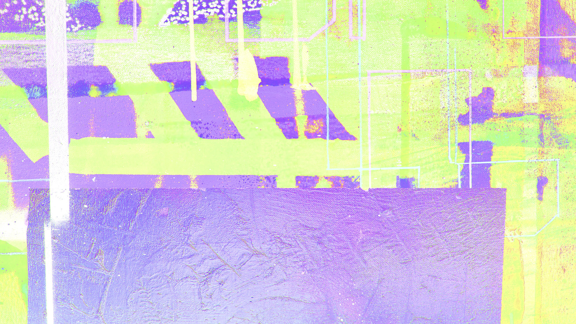 Alleys Rainy yellow-violett