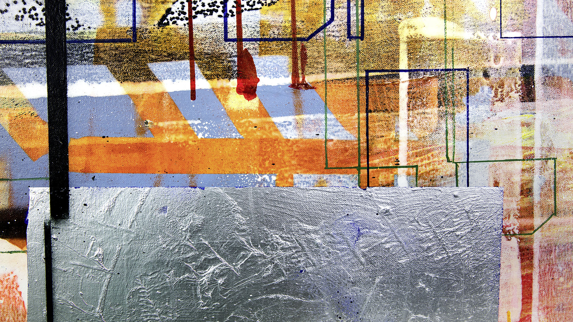 Alleys Rainy bleu-orange