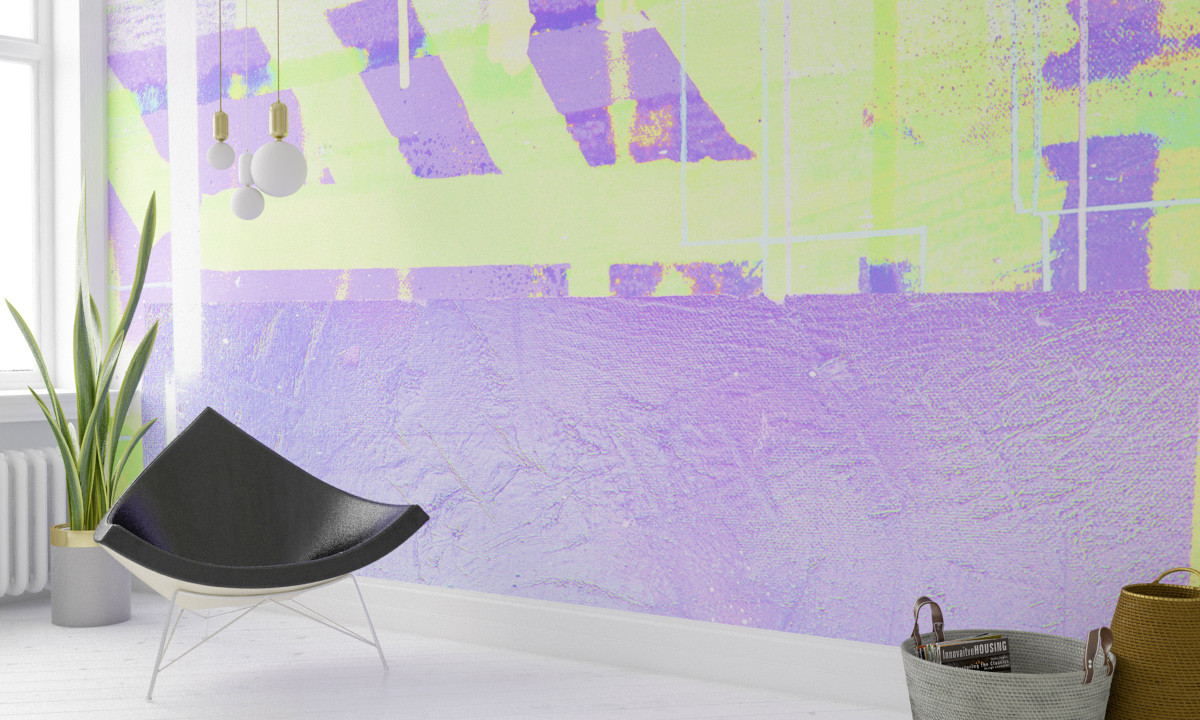 Alleys Rainy yellow-violett