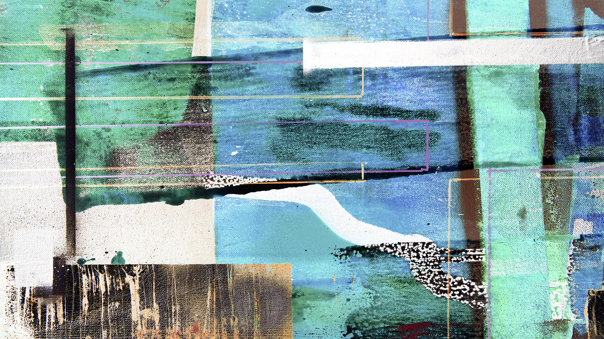 Branche Dipping blue-green