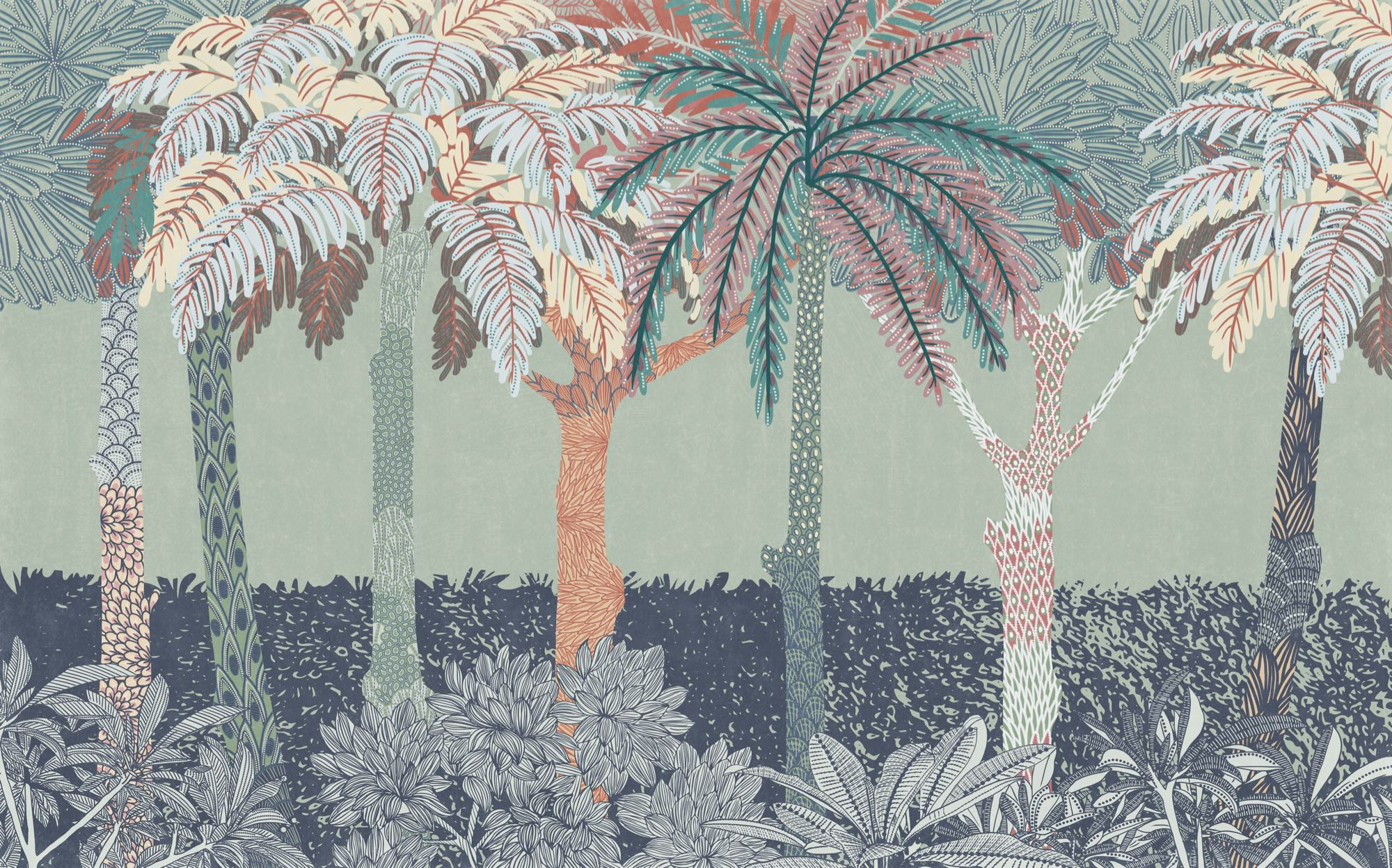 Patterned Palms