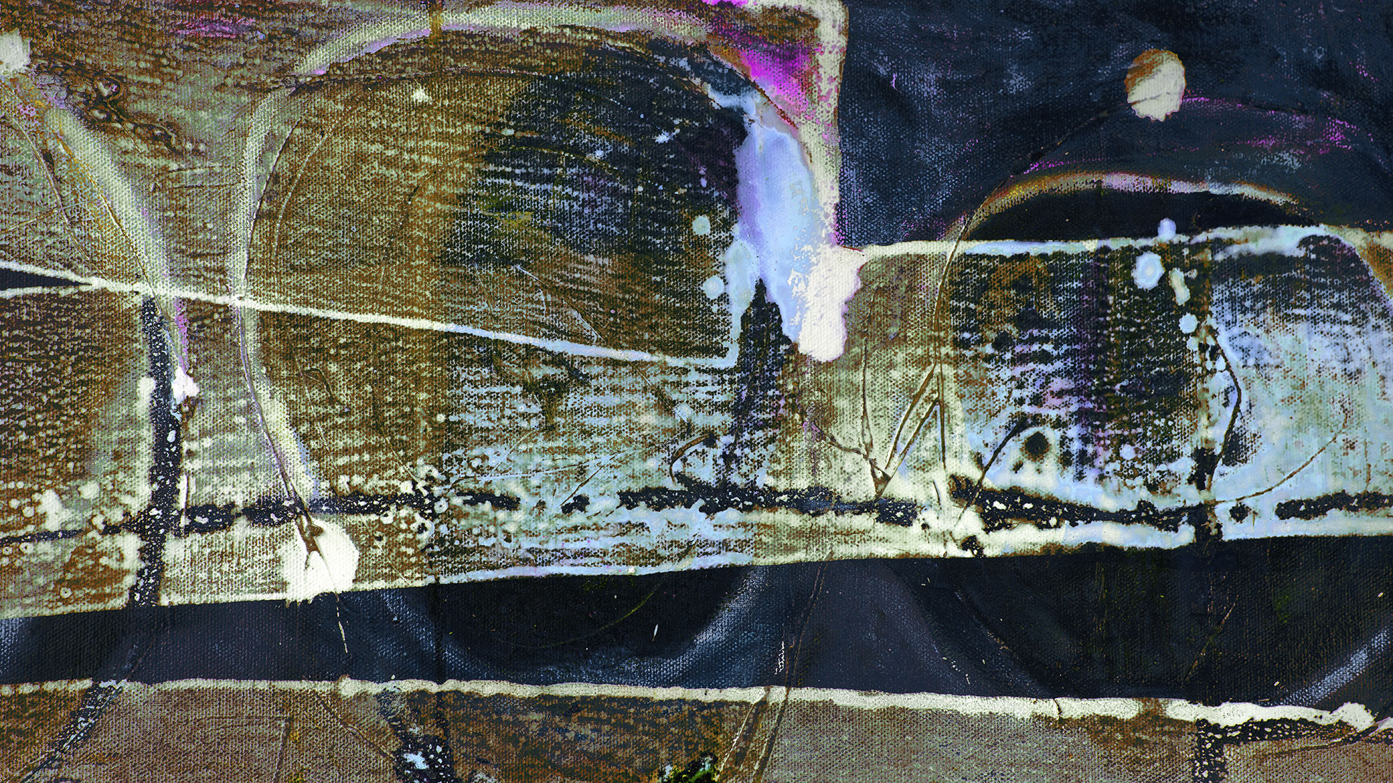 Tracks Imbricating petrol-braun