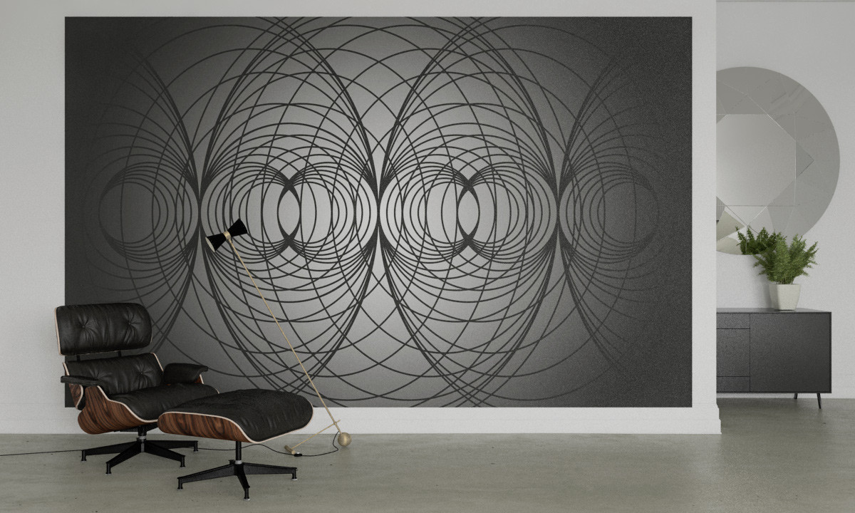 Infinite Glimpse Net black-grey-black