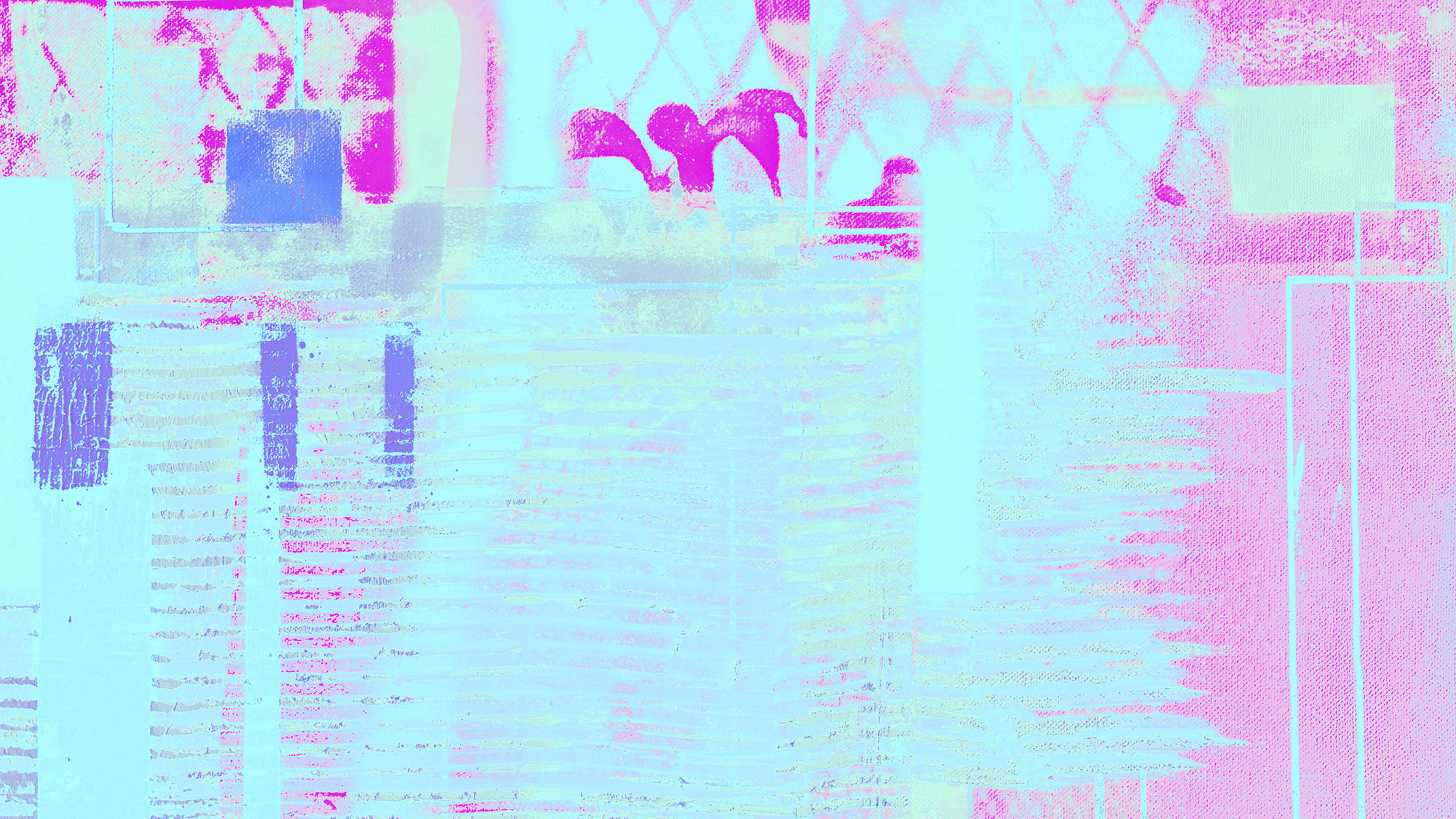 Rhombus Hiding bleu-pink