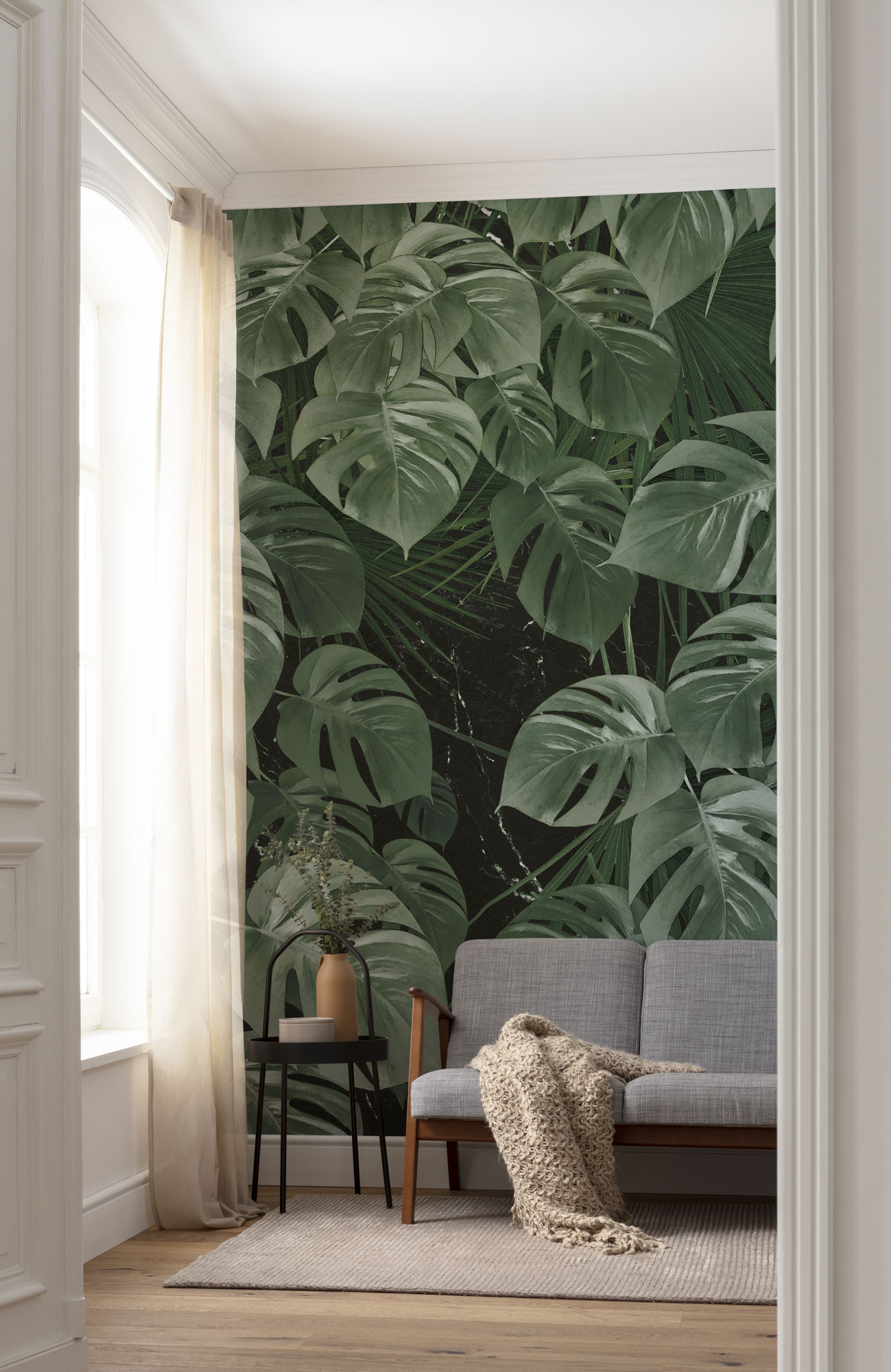 Monstera on Marble