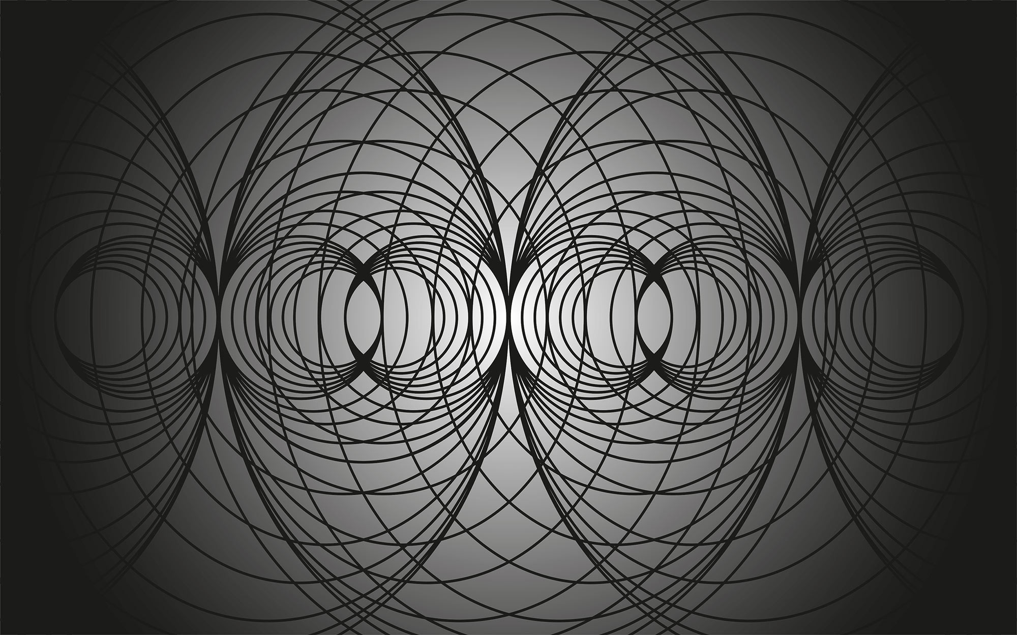 Infinite Glimpse Net black-grey-black