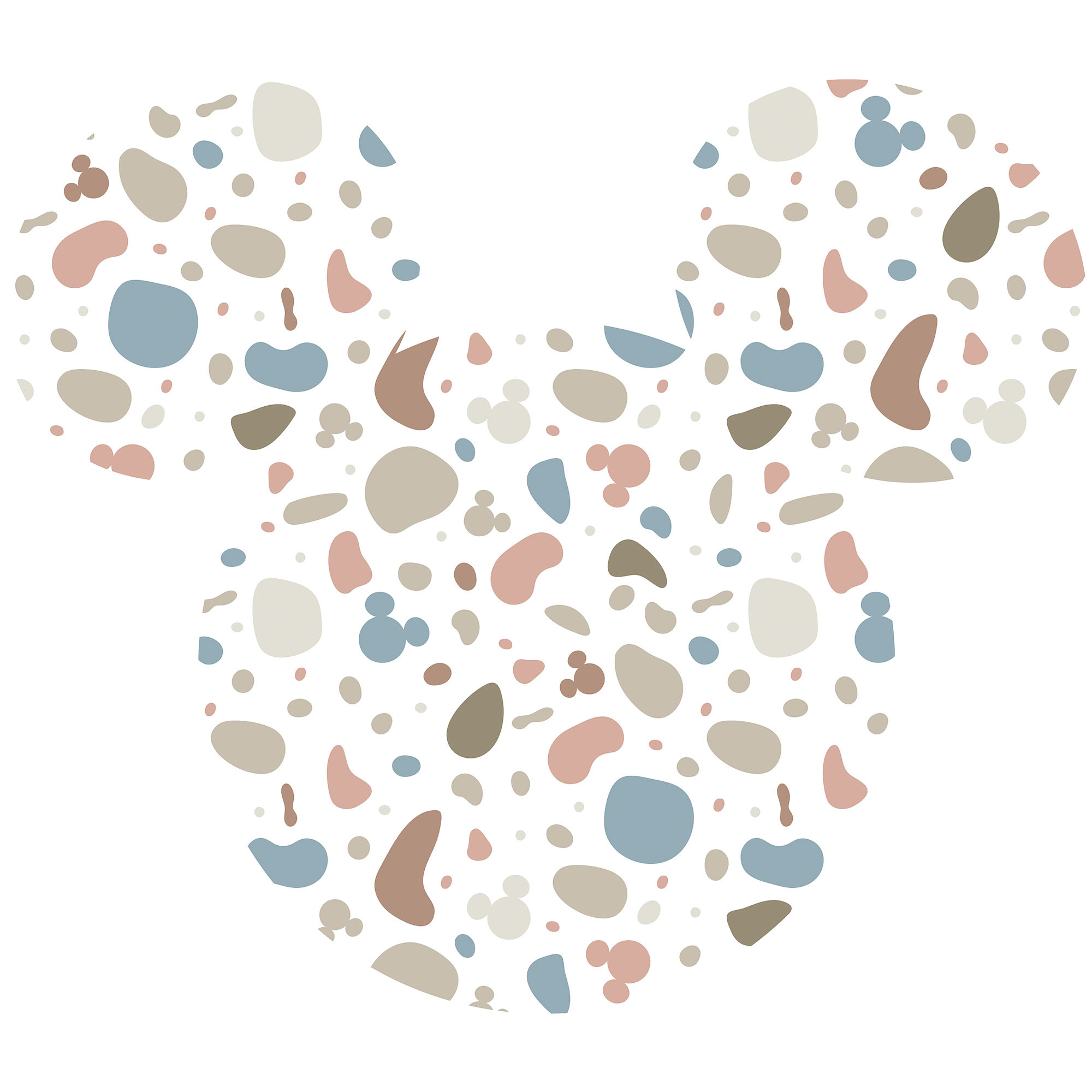 Mickey Head Terrazzo Bambino