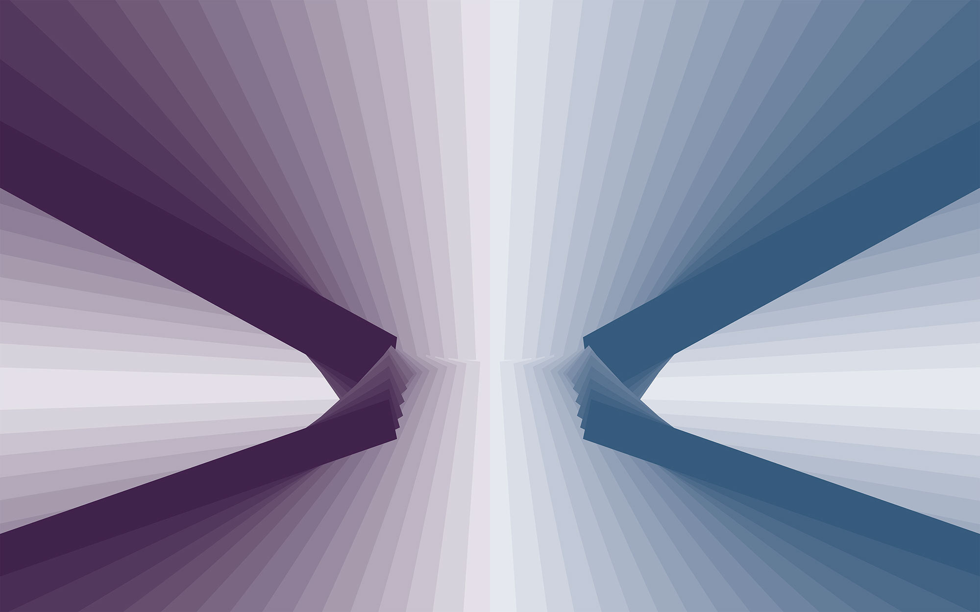 Auroville Horizon aubergine-petrol