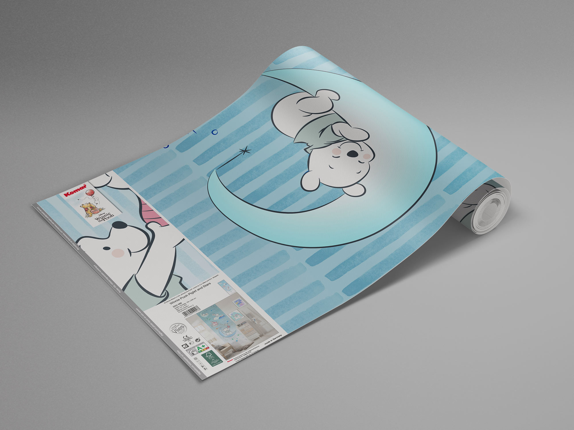 Winnie the Pooh Piglet and Stars