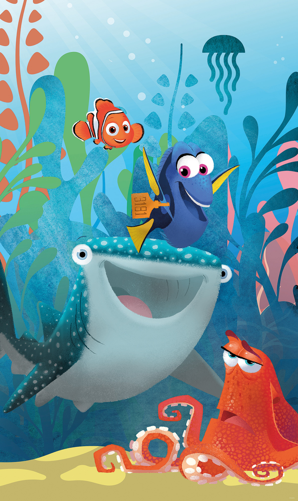 Finding Dory Aquarell