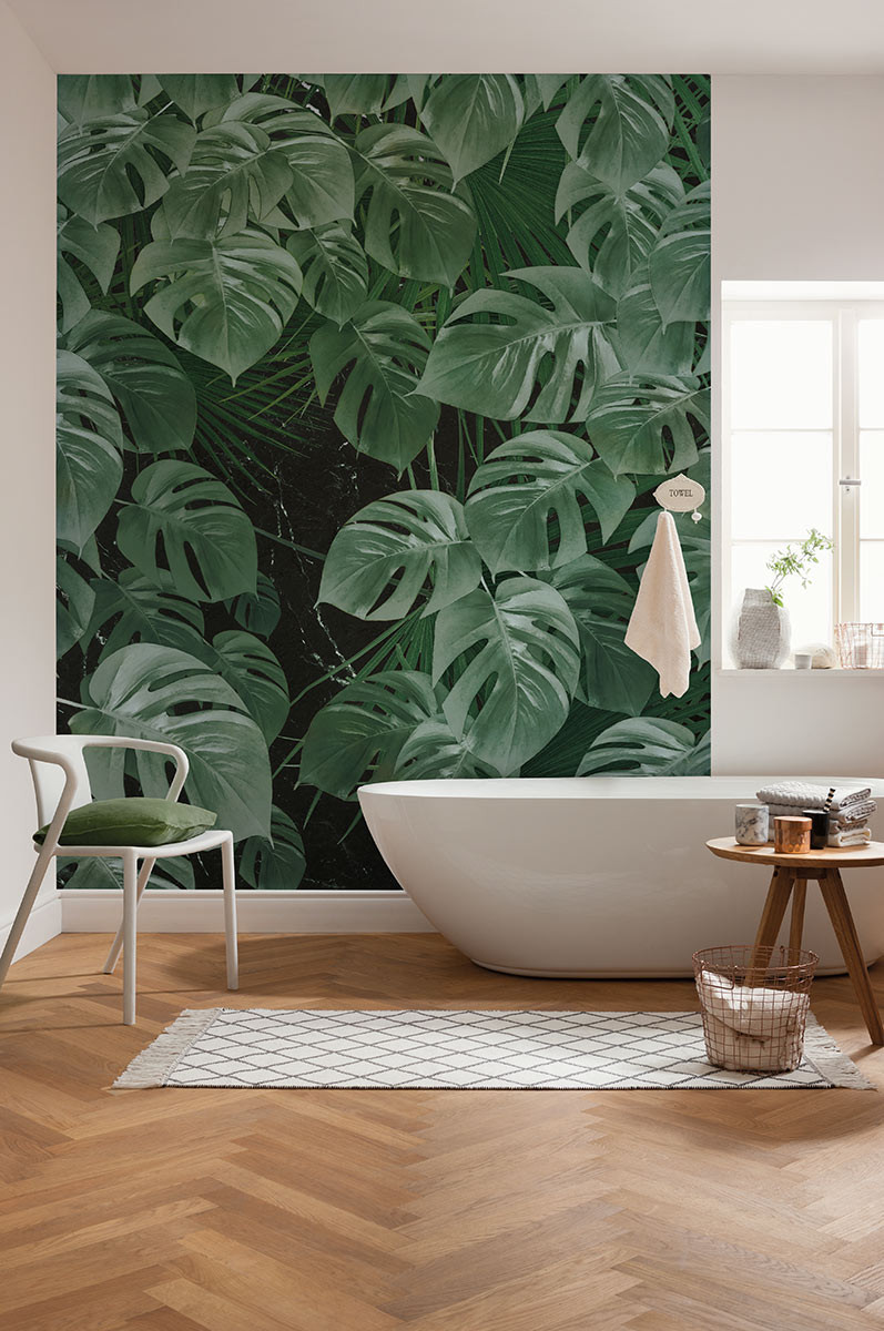 Monstera on Marble