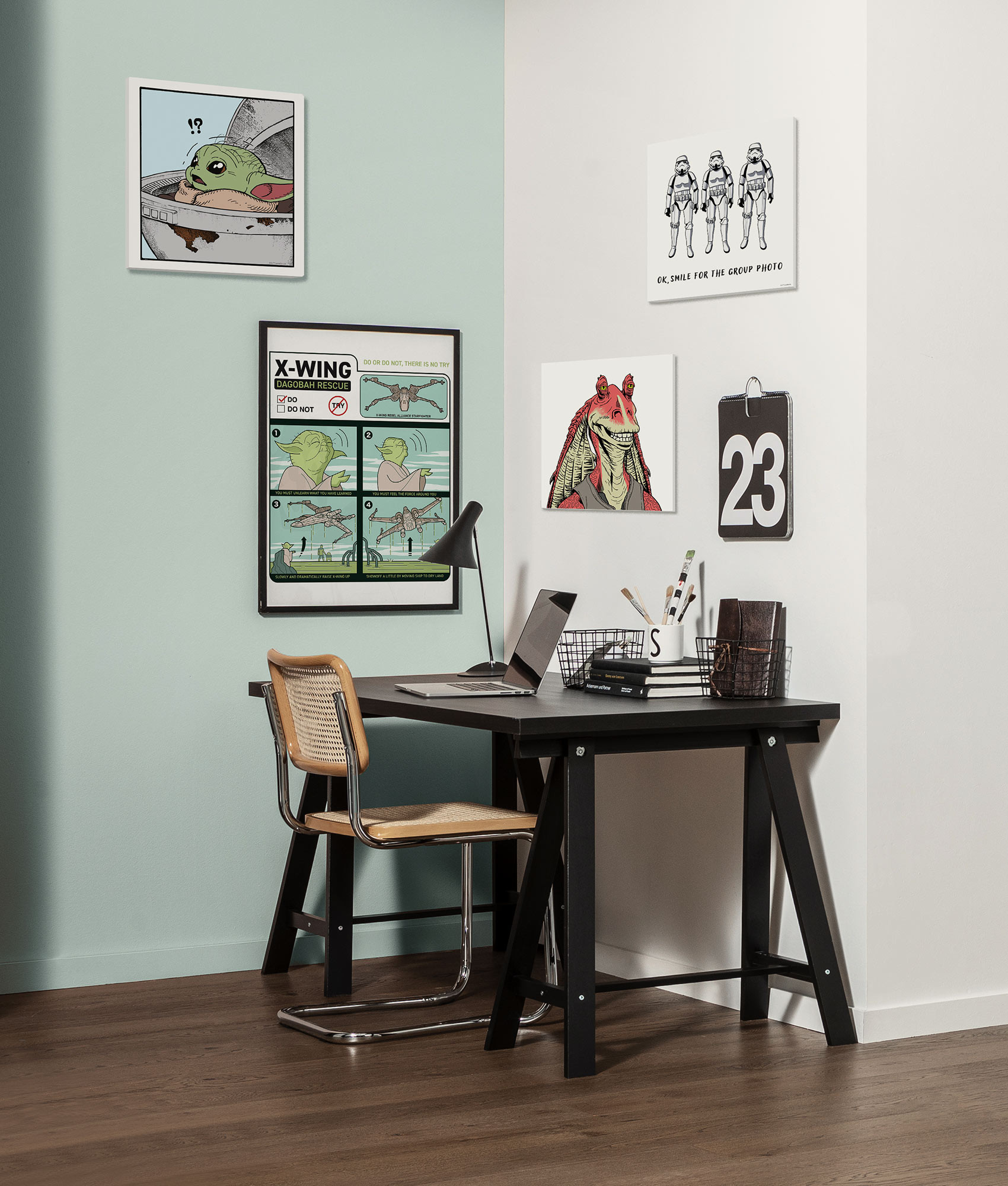 Star Wars The Mandalorian Grogu Shocked