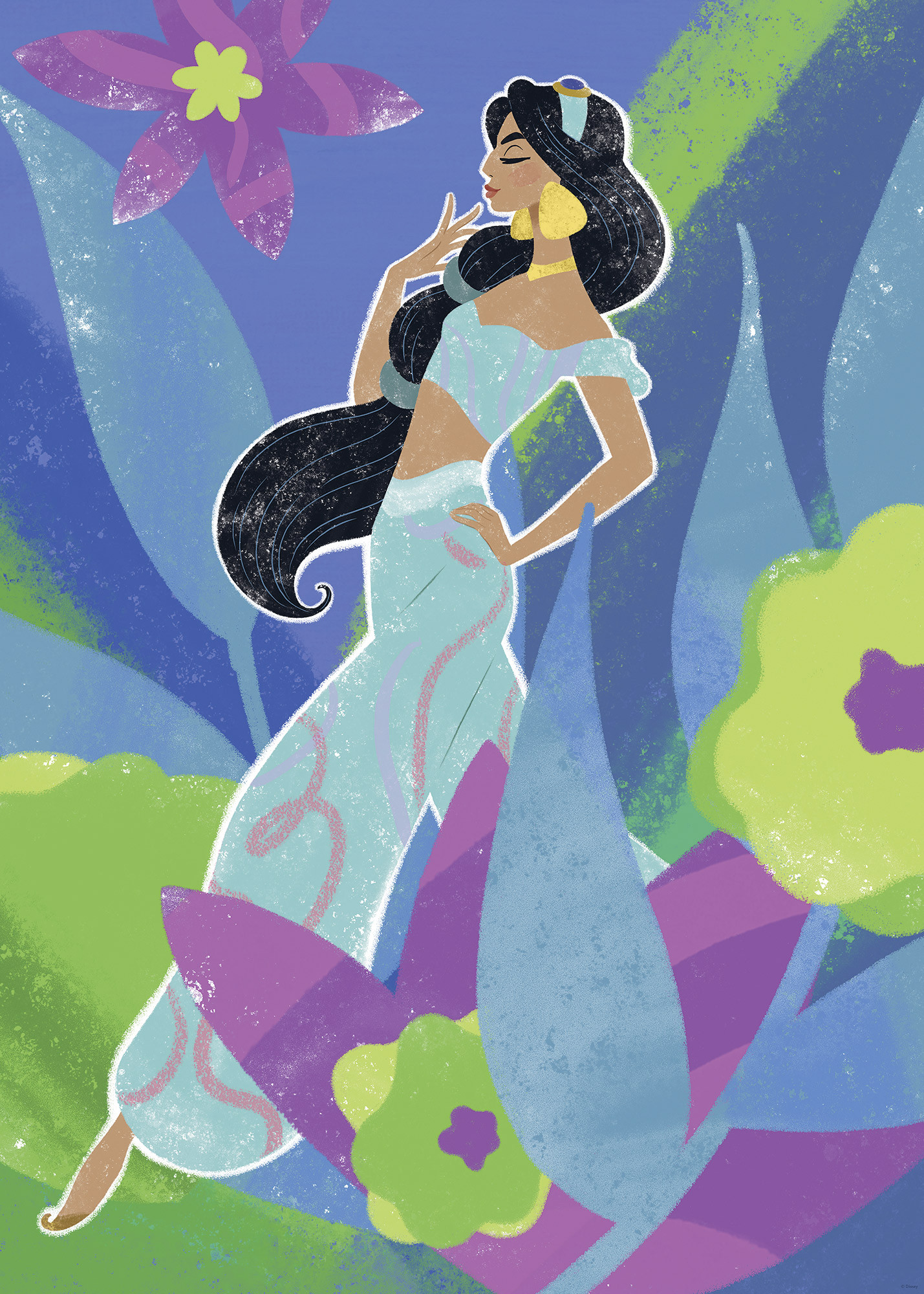 Disney Princess Jasmine in Blue