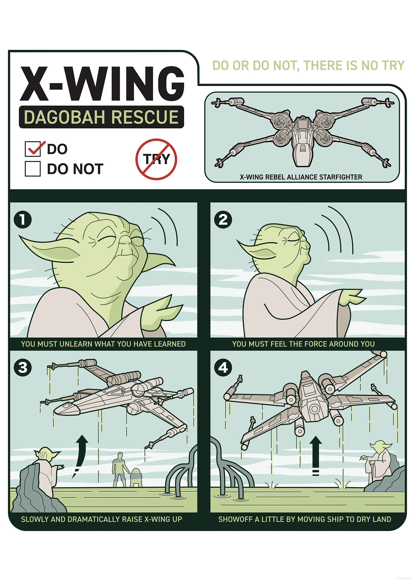 Star Wars X-Wing Instructions