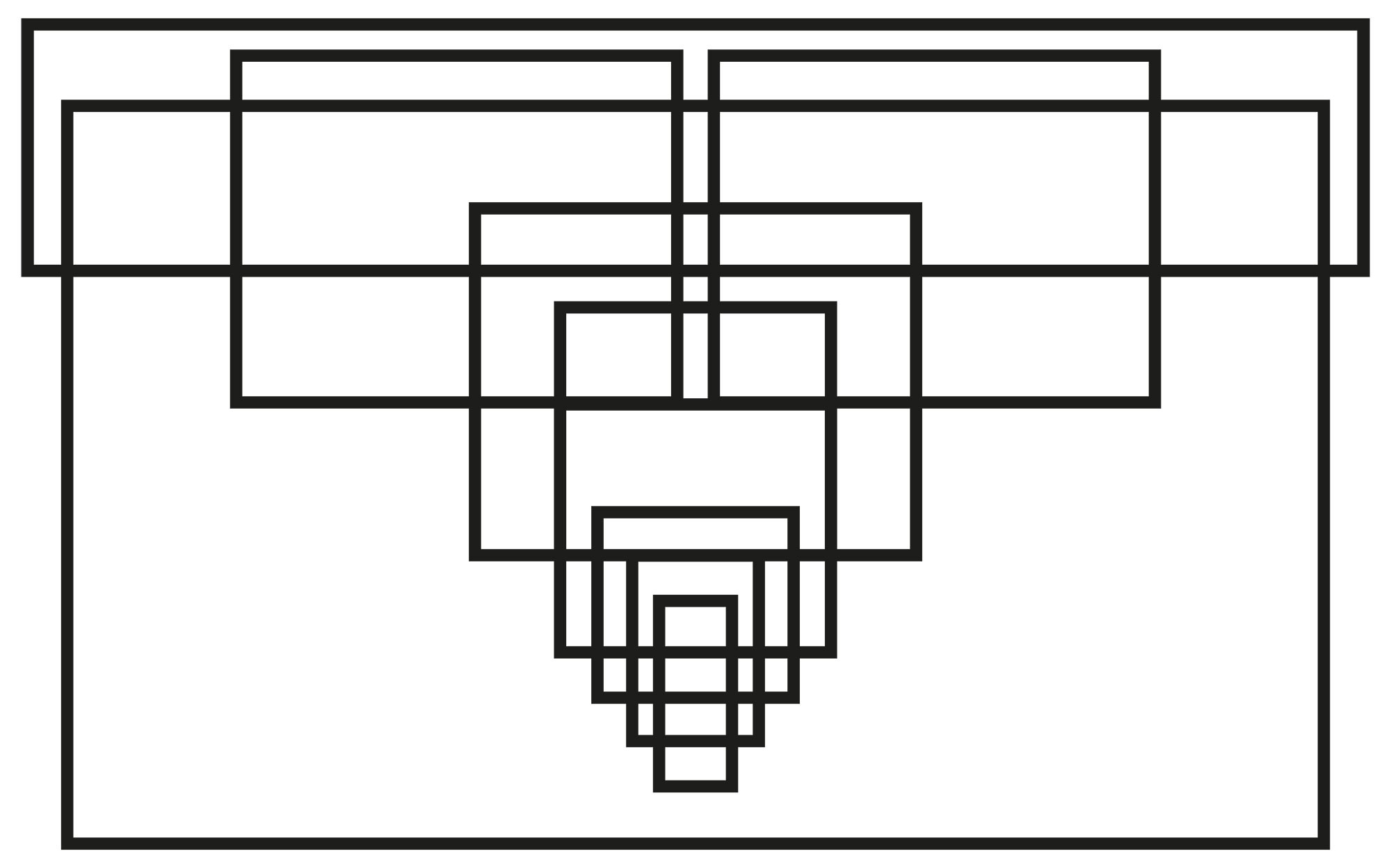 Mills Board Center white-black
