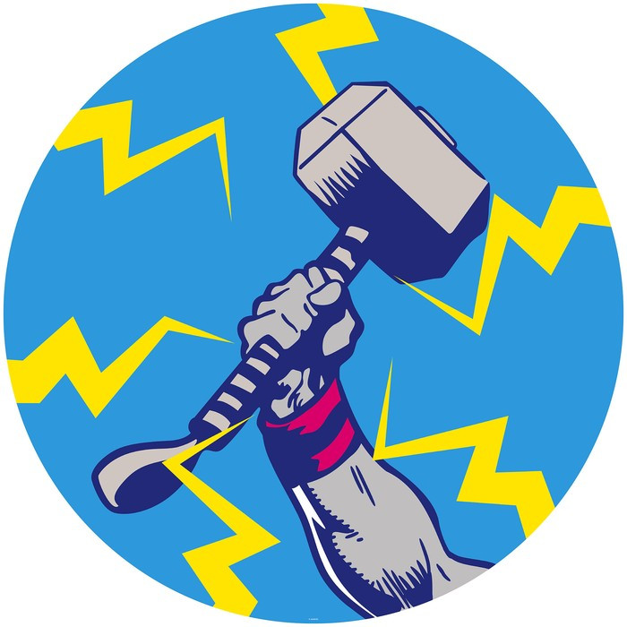 Avengers Thor's Hammer Pop Art