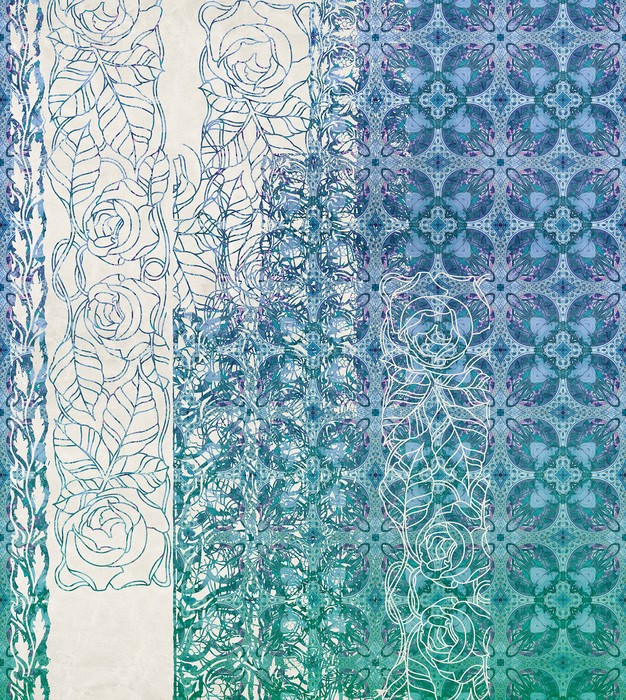 Art Nouveau Bleu