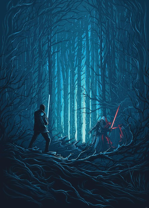 Star Wars Wood Fight