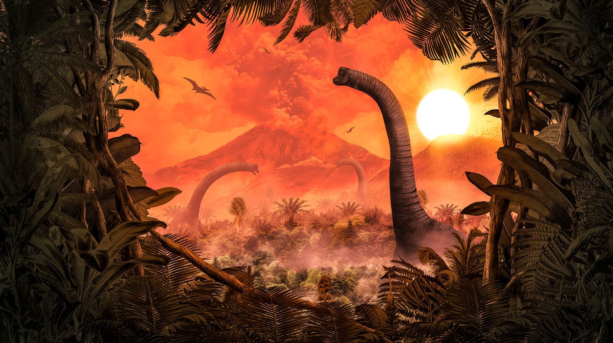 Brachiosaurus Panorama