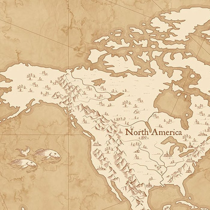 Vintage World Map