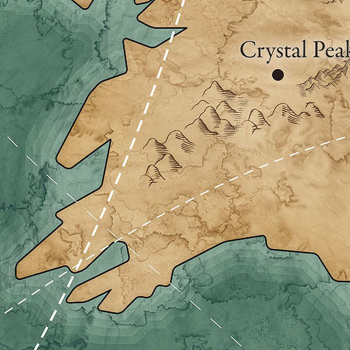 Old Travel Map